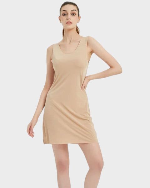 Fond de robe beige courte - S (80cm)