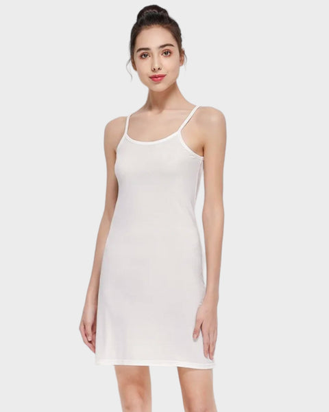 Fond de robe blanc antistatique - M