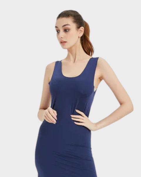 Fond de robe bleu zoom