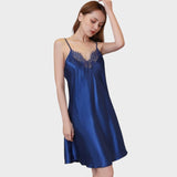 Fond de robe bleu marine - S