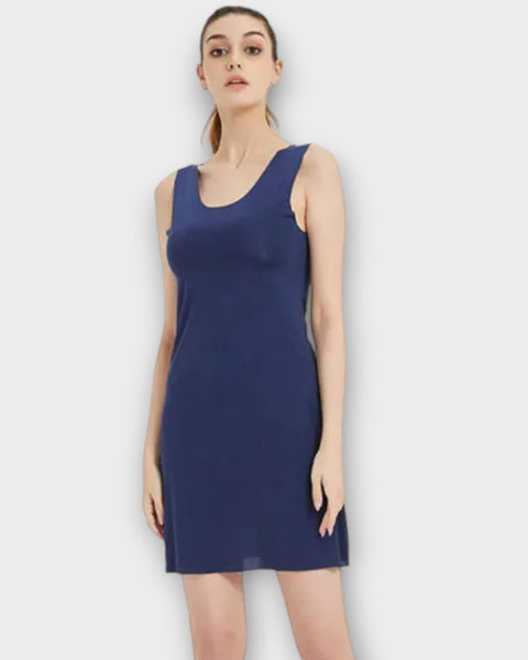 Fond de robe bleu - S (80cm)