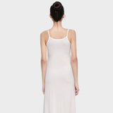 Fond de robe longue blanc dos