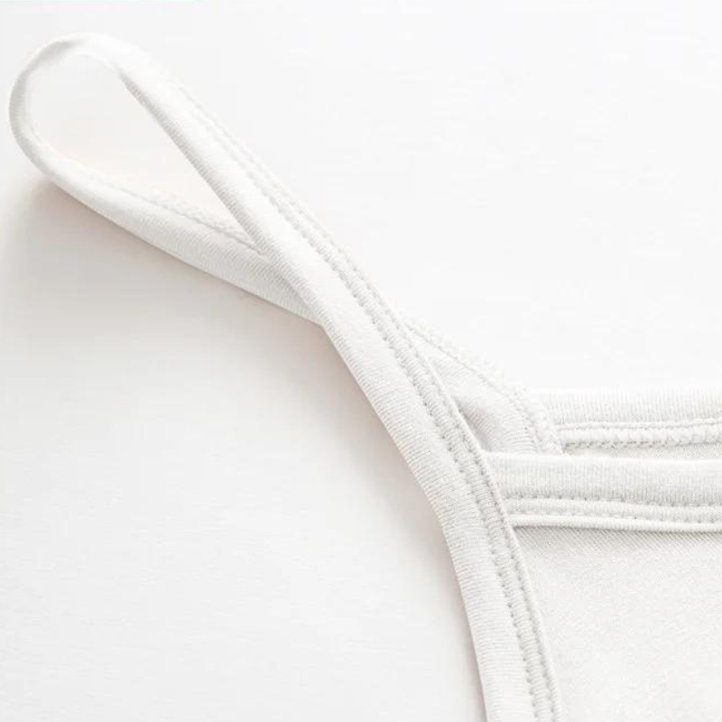 Fond de robe longue blanc détail 2