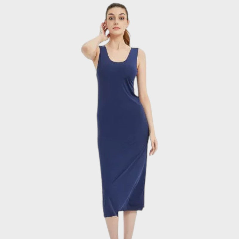 Fond de robe taille 36 - 48 Bleu / S (115cm)