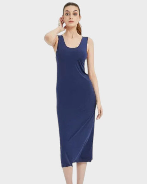 Fond de robe taille 36 - 48 Bleu / S (115cm)