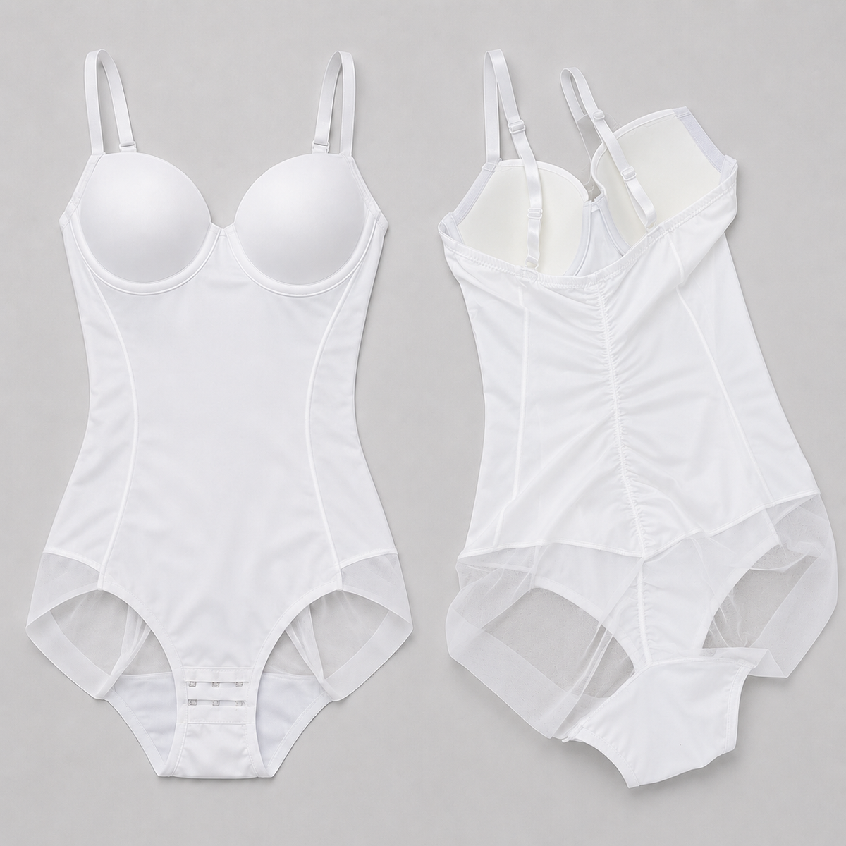 Body blanc sous robe