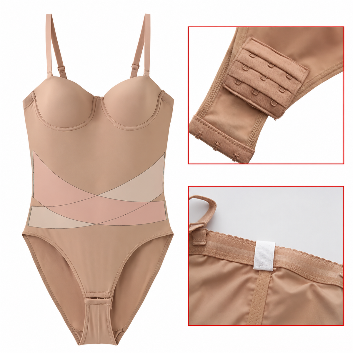 Body sous robe dos nu