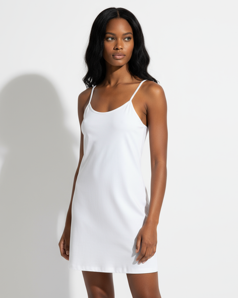 Fond de robe blanc antistatique