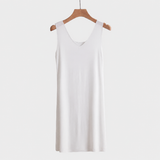 Fond de robe blanche longue détail