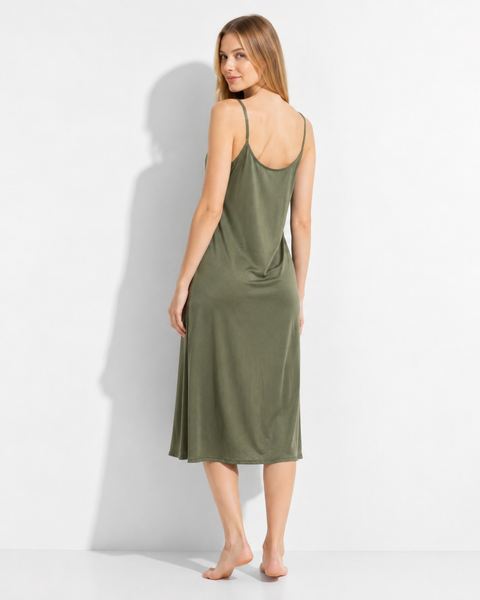 Fond de robe kaki dos