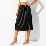 Jupon sous robe fluide noir