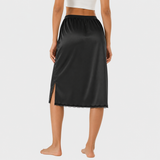 Jupon sous robe fluide noir dos