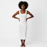 Fond de robe blanche longue