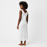 Fond de robe blanche longue