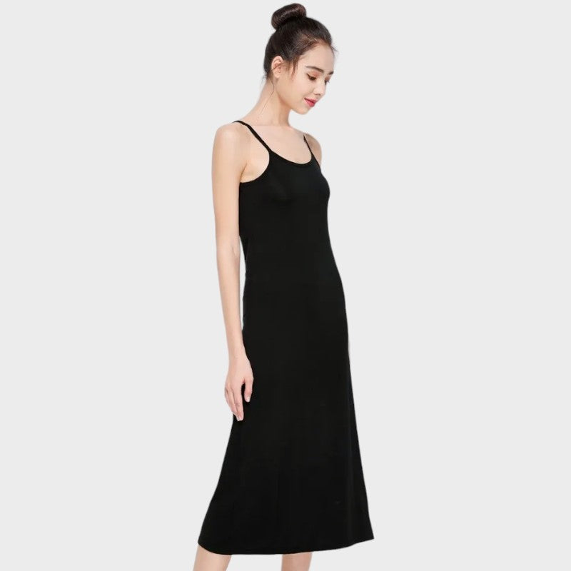 Fond de robe long noir - Main Image