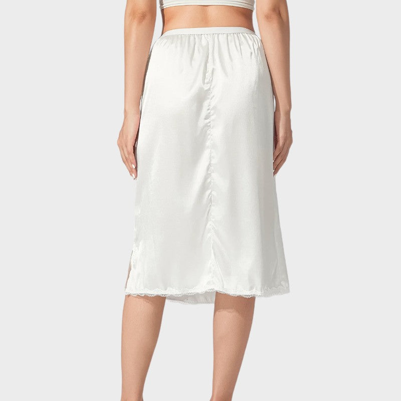 Jupon sous robe dentelle blanc - Main Image